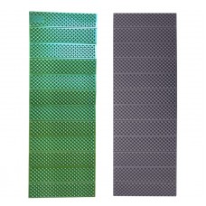 Saltea pliabilă de camping, 183x60x2 cm, izopren, 12 secțiuni, impermeabilă, ușoară. Verde
