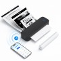 Mini Imprimantă Termică HD Portabilă cu Bluetooth – Printare A4 fără cerneală, direct de pe telefon, Negru.