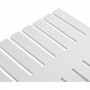 Set 8 Separatoare pentru Organizare Sertare, Ajustabile Manual, PVC, Fum Alb