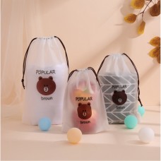 Set 10 saci de Depozitare cu Șnur, 30×40 cm– Pentru Alimente, Haine, Cosmetice, PVC Transparen