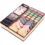 Organizator de lenjerie pentru dulap, sertar. Set 4 buc, Bej