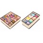 Organizator de lenjerie pentru dulap, sertar. Set 4 buc, Bej