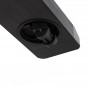 Masă mobilă pentru laptop, reglabilă pe înălțime, 80x40 cm – Negru