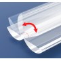 Bandă de Protecție din Silicon pentru Margini și Colțuri Mobilă – Transparentă, 1 m x 20 mm.