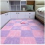 Puzzle cu gresie covor 10 piese violet deschis