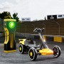 Kart electric pentru copii, 12V, cu telecomandă, lumini și sunete, 8 km/h, vârstă 2–6 ani, galben