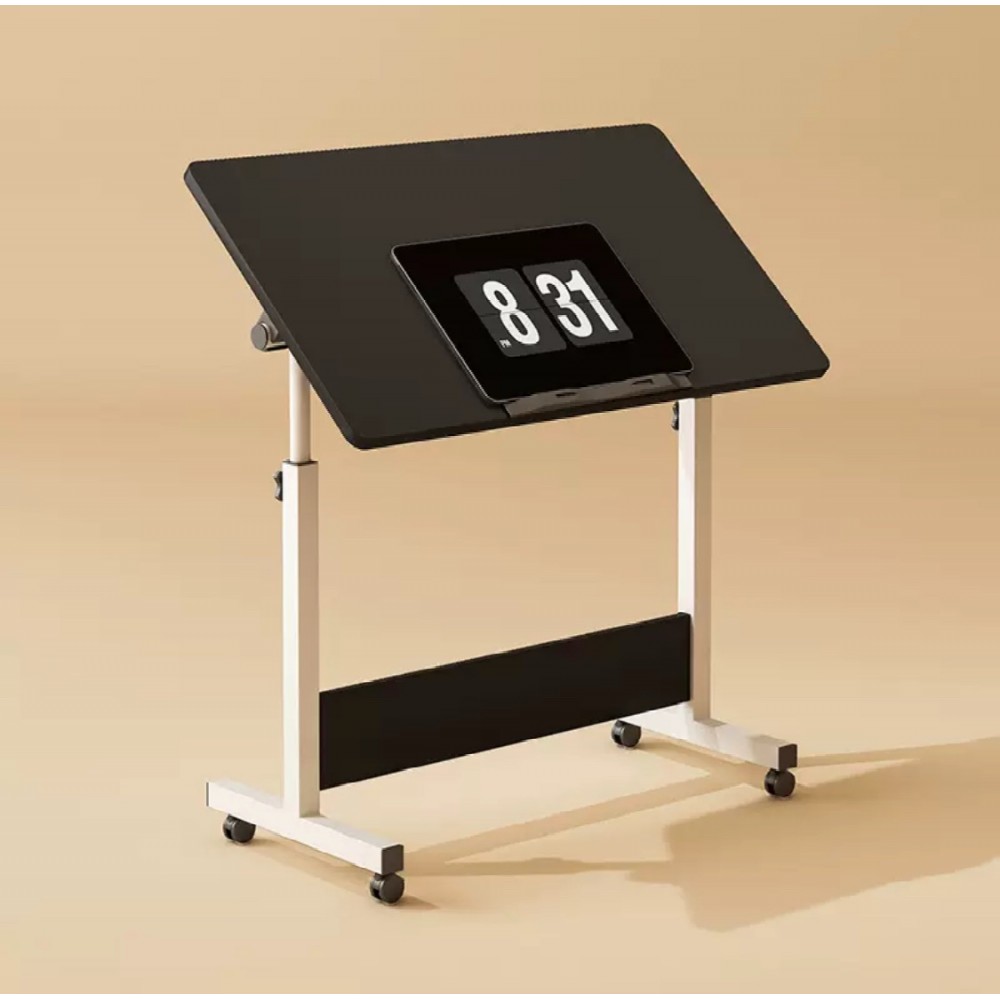 Măsuță reglabilă multifuncțională, mobilă, 60x40 cm – ideală pentru laptop, citit sau lucru de acasă, Negru. Măsuță reglabilă multifuncțională, mobilă, 60x40 cm – ideală pentru laptop, citit sau lucru de acasă, Negru.