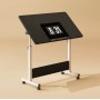 Măsuță reglabilă multifuncțională, mobilă, 60x40 cm – ideală pentru laptop, citit sau lucru de acasă, Negru. Măsuță reglabilă multifuncțională, mobilă, 60x40 cm – ideală pentru laptop, citit sau lucru de acasă, Negru.