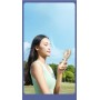 Ventilator portabil pliabil, wireless, cu 5 trepte de viteză, suport telefon, USB, baterie reîncărcabilă 1200 mAh, silențios, bej