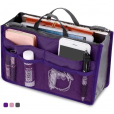 Geanta pentru organizarea bagajului, 26x15x8 cm – compact, practic și impermeabil. Violet.