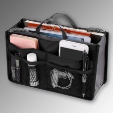 Geanta pentru organizarea bagajului, 26x15x8 cm – compact, practic și impermeabil. negru.