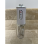 Irigator Oral Electric fără Fir – 4 Duze Specializate, Duză Rotativă 360°, Alb-Transparent, Rezervor 220 ml, Curățare Profesională la Domiciliu