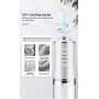Irigator Oral Electric fără Fir – 4 Duze Specializate, Duză Rotativă 360°, Alb-Transparent, Rezervor 220 ml, Curățare Profesională la Domiciliu