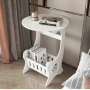 Masuta rotunda pentru cafea cu spatiu de depozitare, Masuta de cafea,  26*46*36 cm