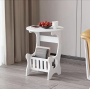 Masuta rotunda pentru cafea cu spatiu de depozitare, Masuta de cafea,  26*46*36 cm