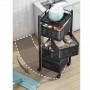 Etajeră Rotativă cu 4 compartimente pe Roți – Organizare Compactă și Elegantă