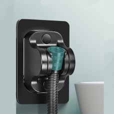 SET 2 Suport autoadeziv pentru capul de dus, suport pentru para de dus, Negru