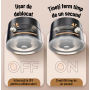 Suport Magnetic cu Ventuză și Braț Reglabil – pentru telefon, birou sau mașină, negru, 12.4 cm înălțime