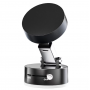 Suport Magnetic cu Ventuză și Braț Reglabil – pentru telefon, birou sau mașină, negru, 12.4 cm înălțime