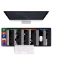 Mousepad XXL 80*30 cm pentru Birou & Gaming – Office Shortcuts (Excel, Word, PowerPoint), Antiderapant, Negru №6