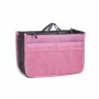 Geanta pentru organizarea bagajului, 26x15x8 cm – compact, practic și impermeabil. Roz.