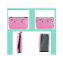 Geanta pentru organizarea bagajului, 26x15x8 cm – compact, practic și impermeabil. Roz.
