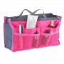 Geanta pentru organizarea bagajului, 26x15x8 cm – compact, practic și impermeabil. Roz.