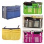 Geanta pentru organizarea bagajului, 26x15x8 cm – compact, practic și impermeabil. Roz.