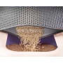 Covoraș impermeabil dublu strat pentru litiera pisicii, 75 × 55 cm– soluția practică pentru o zonă mereu curată. Gri.