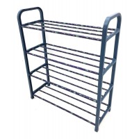 Pantofar tip raft, 4 nivele, Albastru inchis, Pentru Incaltaminte,  60*43*19 cm