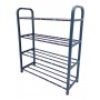 Pantofar tip raft, 4 nivele, Albastru inchis, Pentru Incaltaminte,  60*43*19 cm