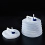 Bidon pliabil 10L cu robinet, din plastic alimentar, pentru camping, picnic, grădină sau călătorii — transparent