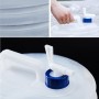 Bidon pliabil 10L cu robinet, din plastic alimentar, pentru camping, picnic, grădină sau călătorii — transparent