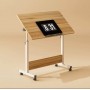 Măsuță reglabilă multifuncțională, mobilă, 60x40 cm – ideală pentru laptop, citit sau lucru de acasă, Nuc. Măsuță reglabilă multifuncțională, mobilă, 60x40 cm – ideală pentru laptop, citit sau lucru de acasă, Nuc.