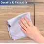 Set 8 Lavete din microfibră cu textură  – ultraabsorbante și fără urme, 24 x24 cm. Color.