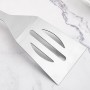 Set ustensile grătar 5 piese cu husă, inox, mânere ergonomice, pentru BBQ și picnic, argintiu