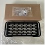 Etajeră de baie autoadezivă din aluminiu, montaj fără găurire, dreptunghi lung, negru mat– 30x13x4,8 cm