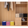 Cutie depozitare, pentru organizare eficienta casa, birou sau camera copiilor, textile, 28* 28* 28cm, Albastru