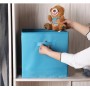 Cutie depozitare, pentru organizare eficienta casa, birou sau camera copiilor, textile, 28* 28* 28cm, Albastru