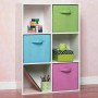 Cutie depozitare, pentru organizare eficienta casa, birou sau camera copiilor, textile, 28* 28* 28cm, Albastru