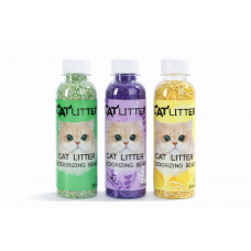 Set de Granule Deodorant pentru litiera pisicilor, 3 x 250 g, Arome Naturale