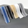 Bandă termoactivă pentru tivire cu fierul,  2,5 cm x 5 m– Repară, scurtează și fixează fără ac, fără a coase, Negru.