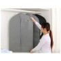 Husă gri pentru haine 60x90 cm – protecție împotriva prafului, umezelii și mirosurilor