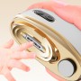 Aparat electric 2 în 1 pentru tăiat și lustruit unghii, USB, sigur pentru copii și adulți. Alb.